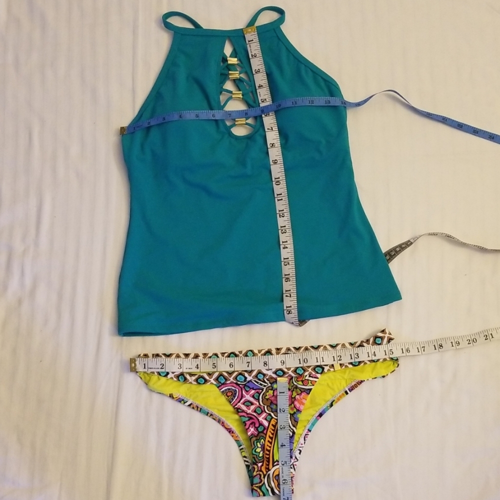 TRINA TURK Top & Bikini Set 💛💙 - Picture 5 of 9